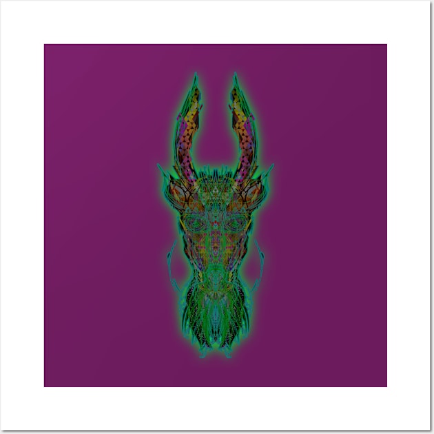 Capricorn 1c Purple Wall Art by Boogie 72